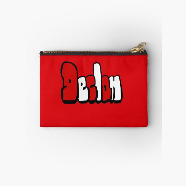 Item preview, Declan Name Art Cool Typography Blue Graffiti Bubble Letters designed and sold by Artonmytee.