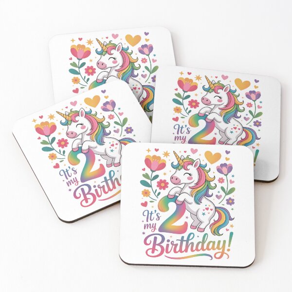 Item preview, 2 Birthday Unicorn designed and sold by jkrphoto.