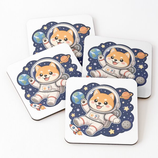 Item preview, Shiba Inu Astronaut Space Adventure designed and sold by PriyankaSonara.