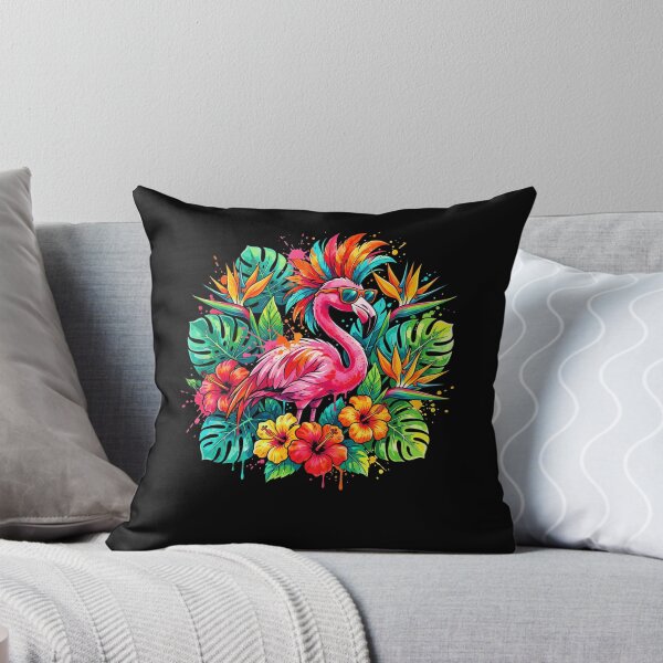 Item preview, Pink Flamingo Tropical Exotic Birds Hawaii Summer Vacation designed and sold by Littermin.