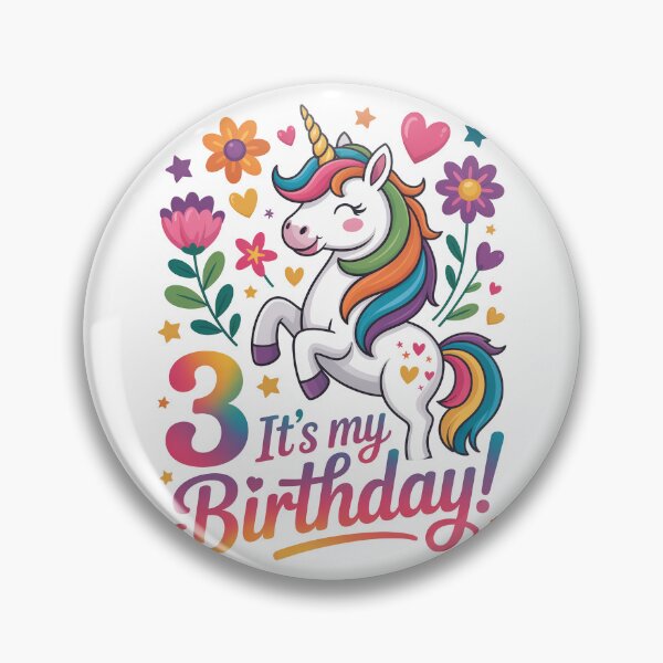 Item preview, 3 Birthday Unicorn designed and sold by jkrphoto.