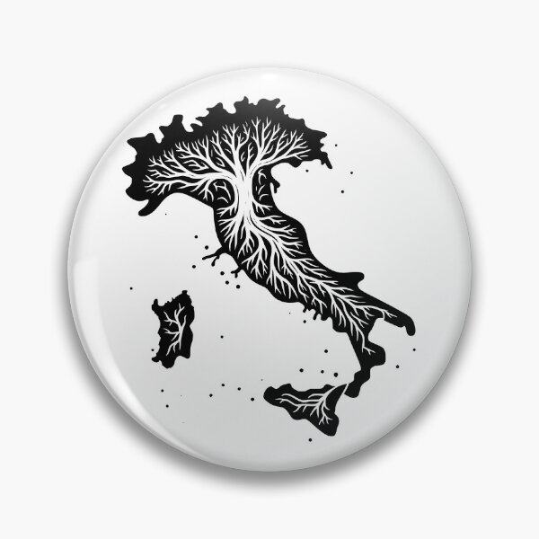 Item preview, Italy Roots – Italian Boot Map with Tree Roots Art Design designed and sold by EmeraldeaArt.