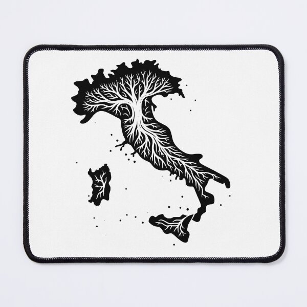 Item preview, Italy Roots – Italian Boot Map with Tree Roots Art Design designed and sold by EmeraldeaArt.