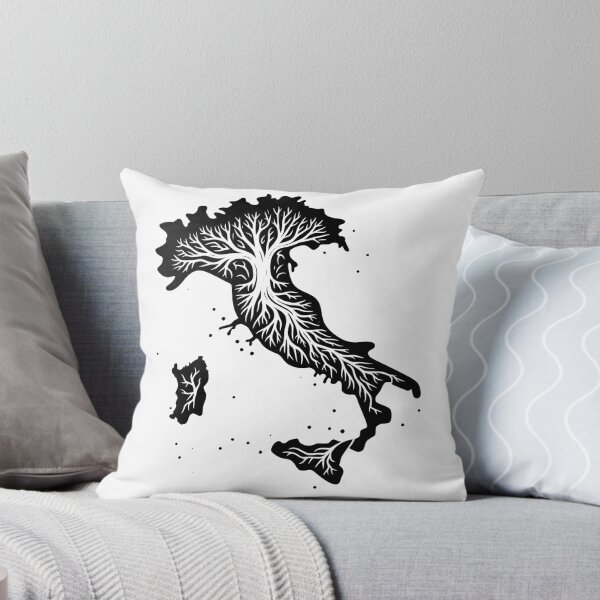 Item preview, Italy Roots – Italian Boot Map with Tree Roots Art Design designed and sold by EmeraldeaArt.