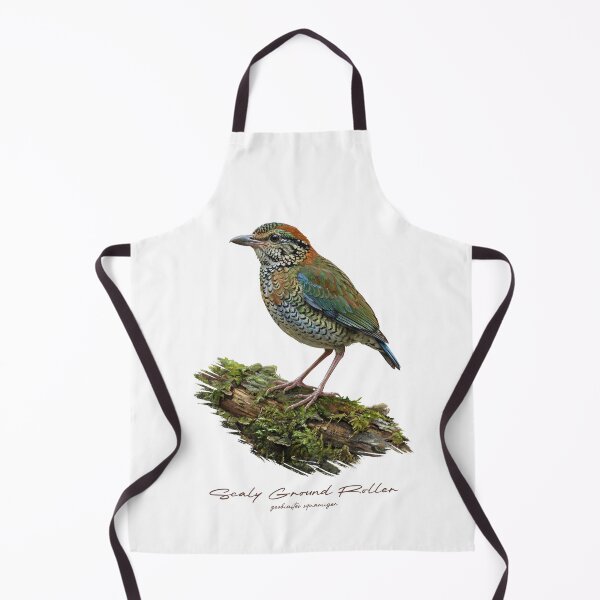 Item preview, Scaly Ground Roller on Mossy Log designed and sold by Takeda-art.