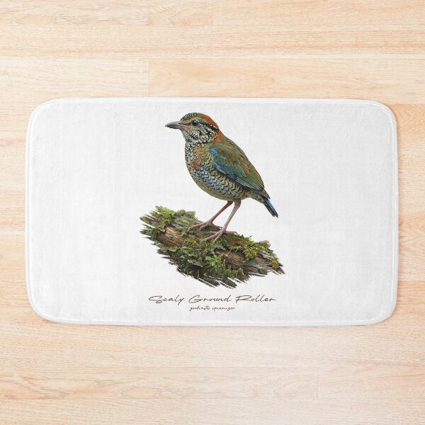 Item preview, Scaly Ground Roller on Mossy Log designed and sold by Takeda-art.