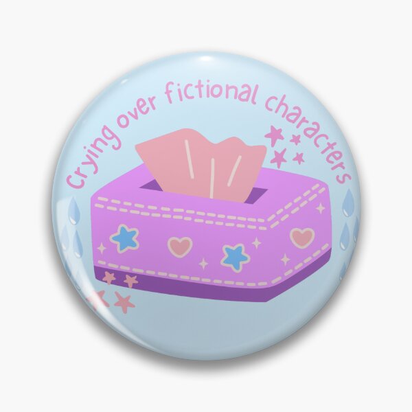 Item preview, Crying over Fictional Characters designed and sold by Art by Lindsay G..