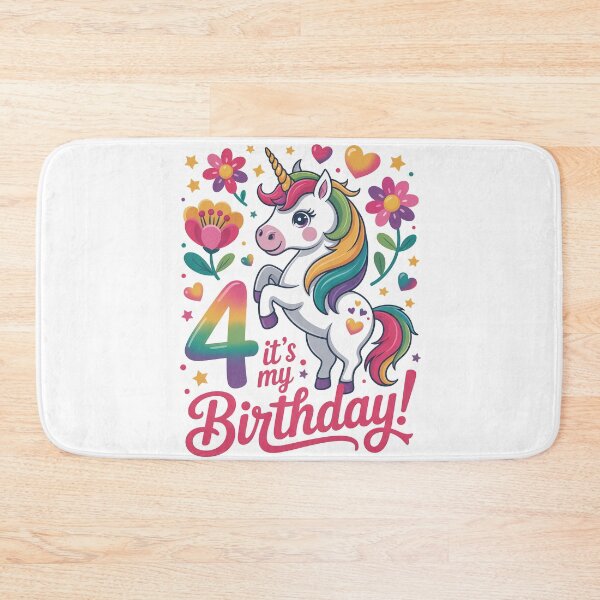 Item preview, 4 Birthday Unicorn designed and sold by jkrphoto.