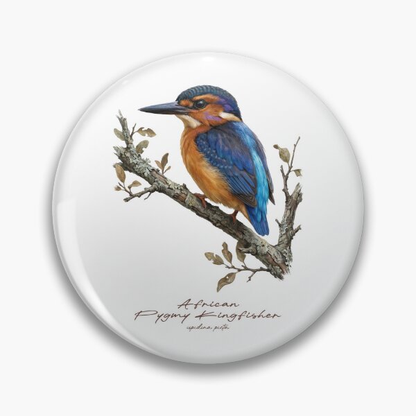 Item preview, African Pygmy Kingfisher on Rustic Tree designed and sold by Takeda-art.