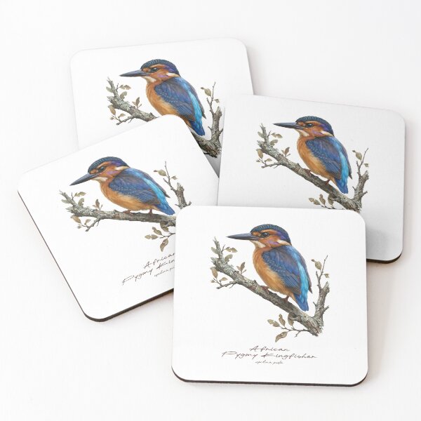 Item preview, African Pygmy Kingfisher on Rustic Tree designed and sold by Takeda-art.