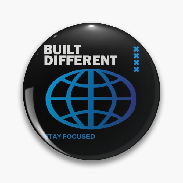 Item preview, Built Different Stay Focused Globe Design designed and sold by NNAANN.