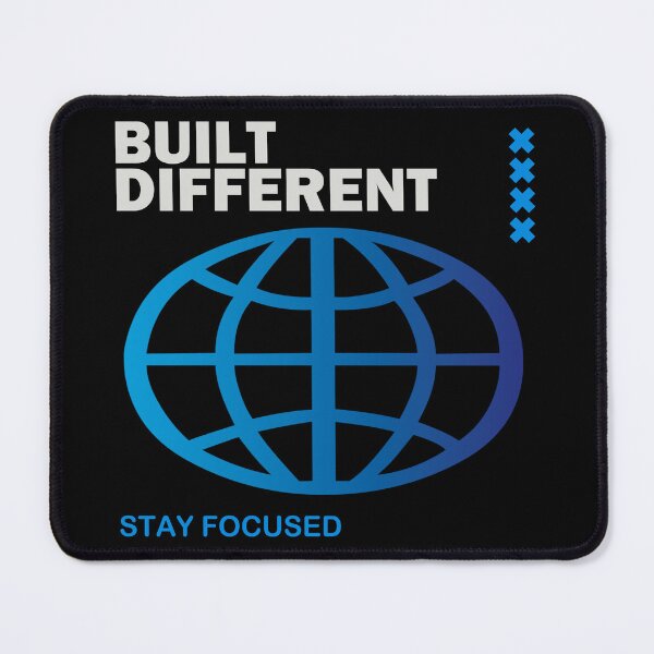 Item preview, Built Different Stay Focused Globe Design designed and sold by NNAANN.