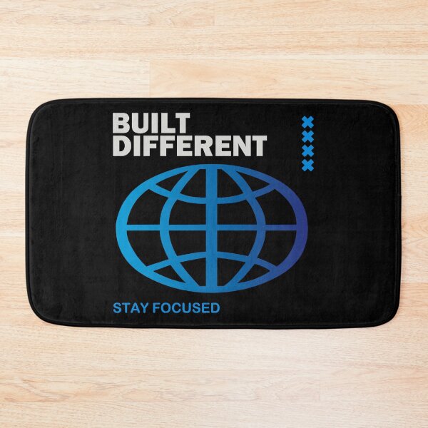 Item preview, Built Different Stay Focused Globe Design designed and sold by NNAANN.