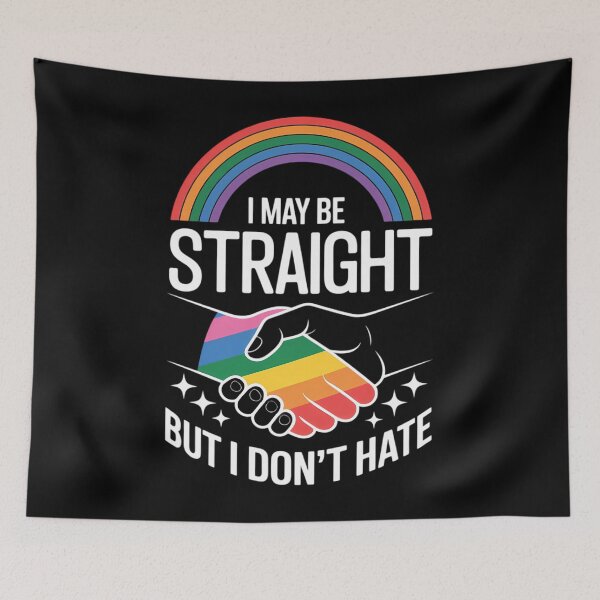 Item preview, I May Be Straight But I Don't Hate LGBT Gay Pride designed and sold by sailorjessiArt.