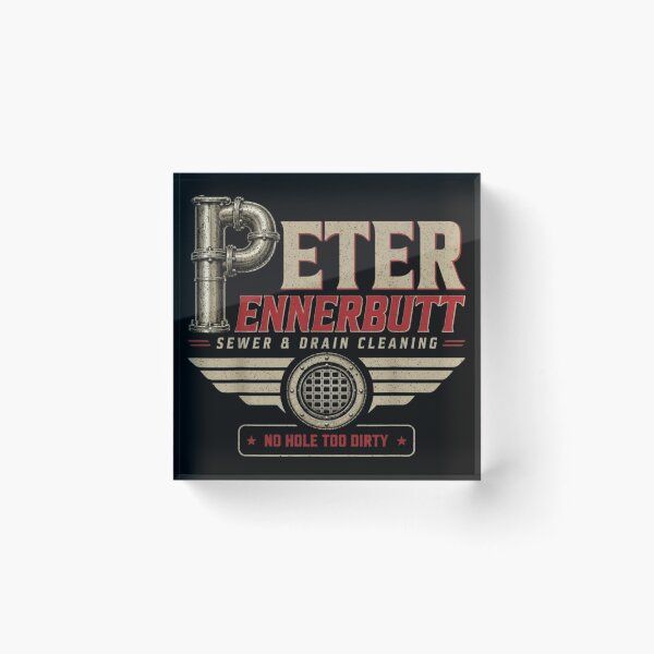 Item preview, Peter Pennerbutt Sewer and Drain Cleaning - Funny Vintage Plumber Design designed and sold by haitrieuic96.