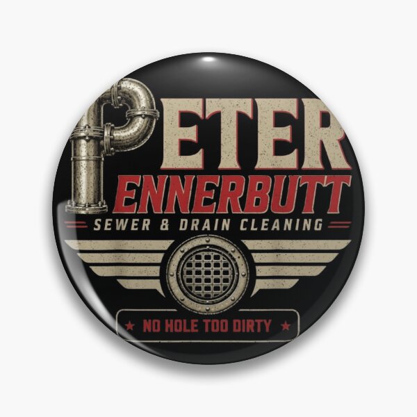 Item preview, Peter Pennerbutt Sewer and Drain Cleaning - Funny Vintage Plumber Design designed and sold by haitrieuic96.