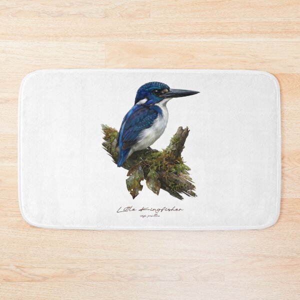 Item preview, Little Kingfisher on Mossy Log designed and sold by Takeda-art.