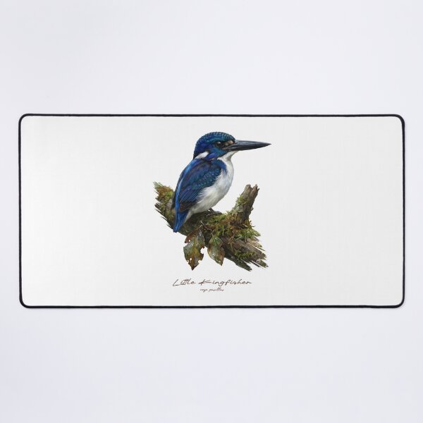 Item preview, Little Kingfisher on Mossy Log designed and sold by Takeda-art.