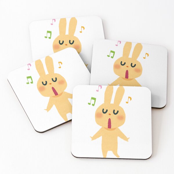 Item preview, Cute Singing Bunny Illustration   designed and sold by ArtfulLife3456.