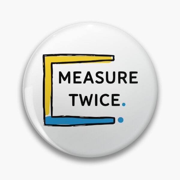 Item preview, Measure Twice. designed and sold by Creative jiffy.