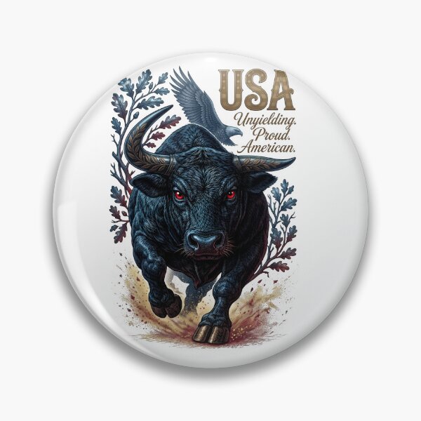 Item preview, USA Patriotic Bull Eagle American Pride designed and sold by Sovereign Supply Co..
