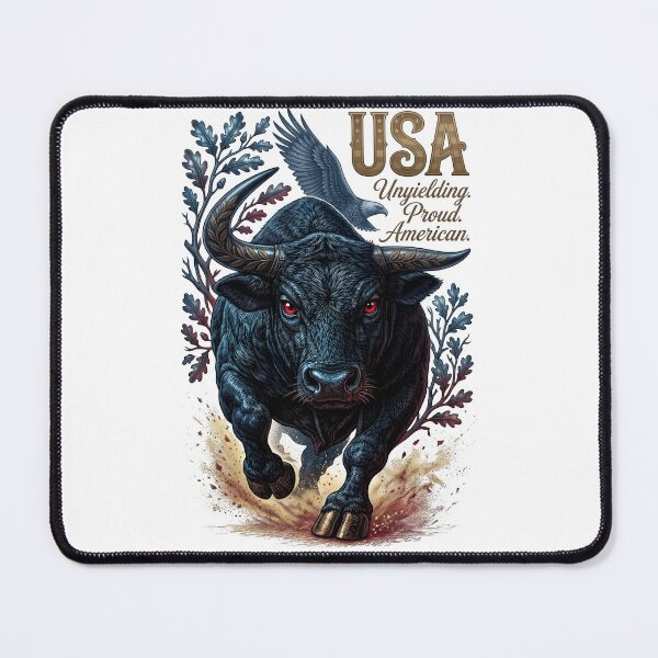 Item preview, USA Patriotic Bull Eagle American Pride designed and sold by Sovereign Supply Co..