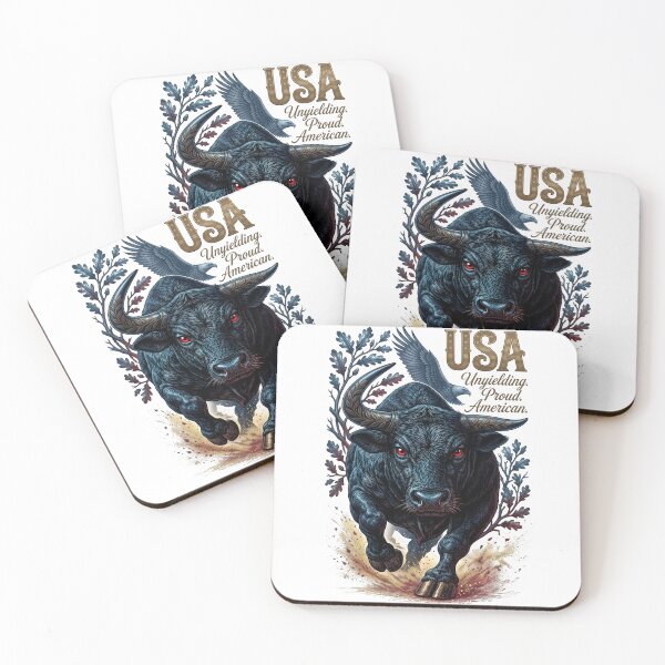 Item preview, USA Patriotic Bull Eagle American Pride designed and sold by Sovereign Supply Co..