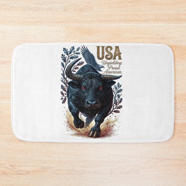 Item preview, USA Patriotic Bull Eagle American Pride designed and sold by Sovereign Supply Co..