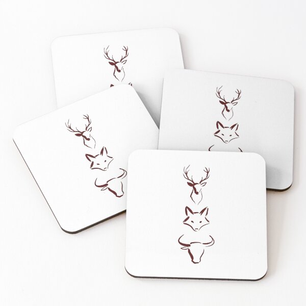Item preview, Stag and Vixen and Bull designed and sold by KHAIREVIXEN.