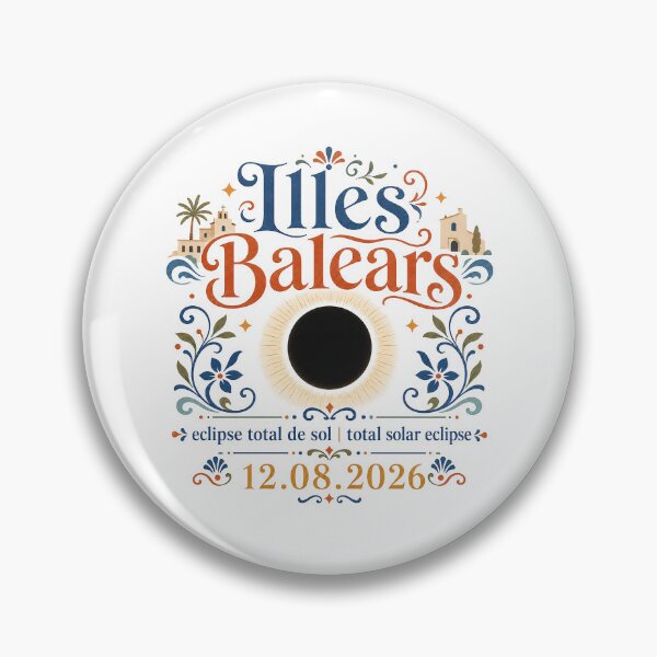 Item preview, Illes Balears Solar Eclipse 2026 designed and sold by Beyond Destinations.