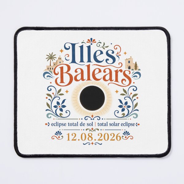 Item preview, Illes Balears Solar Eclipse 2026 designed and sold by Beyond Destinations.