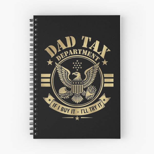 Item preview, Dad Tax Department Funny Fatherhood Food Parody Seal designed and sold by haitrieuic96.