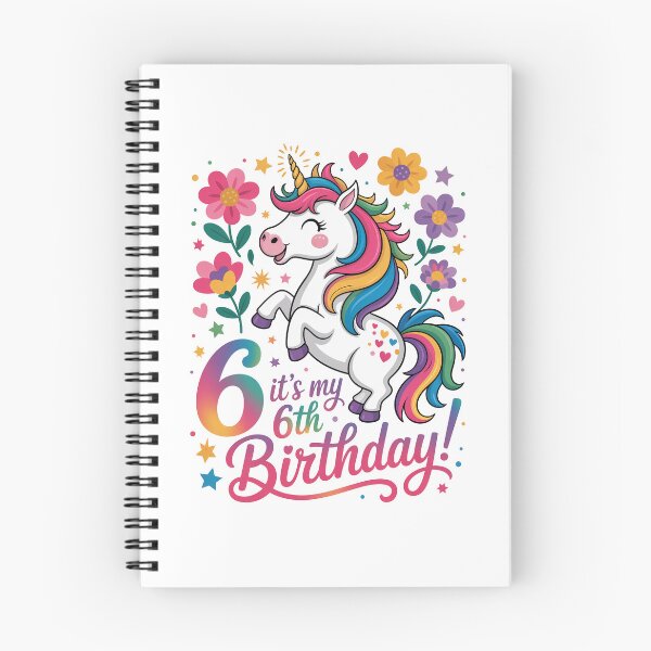 Item preview, 6 Birthday Unicorn designed and sold by jkrphoto.