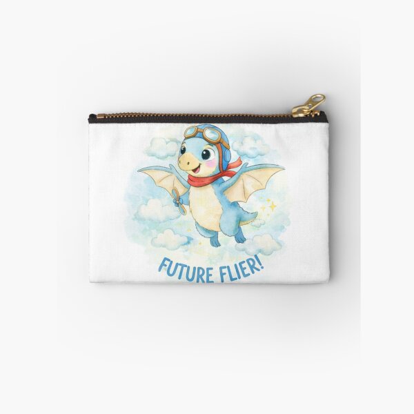 Item preview,  Cute Pilot  Baby Dragon Future Flier Illustration – Kawaii Flying Dragon Cartoon with Goggles, Kids Fantasy Art designed and sold by JessLamunn89.