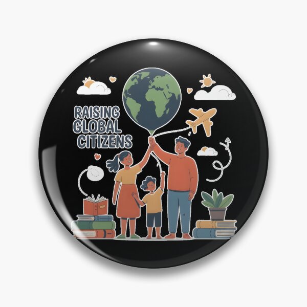 Item preview, Raising Global Citizens T-Shirt | Digital Nomad Family | Worldschooling Adventure Shirt designed and sold by ImaginedSpace7.