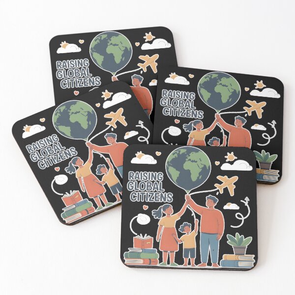 Item preview, Raising Global Citizens T-Shirt | Digital Nomad Family | Worldschooling Adventure Shirt designed and sold by ImaginedSpace7.