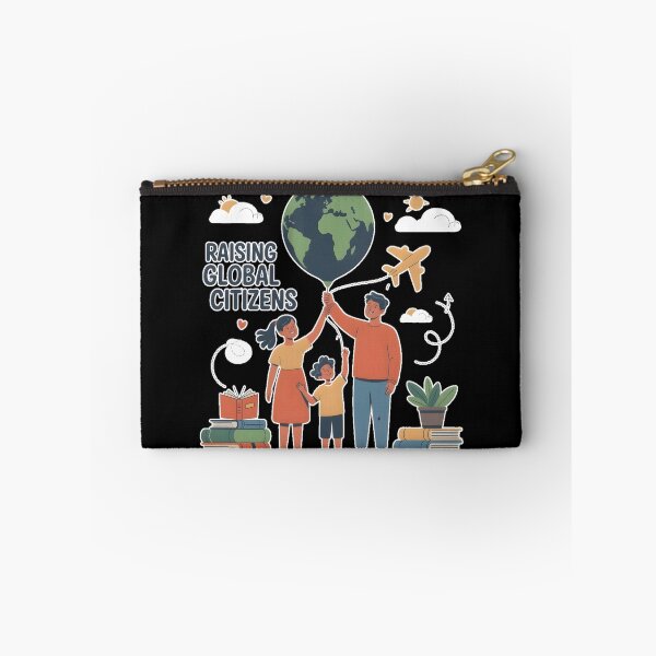 Item preview, Raising Global Citizens T-Shirt | Digital Nomad Family | Worldschooling Adventure Shirt designed and sold by ImaginedSpace7.