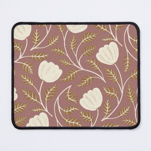 Item preview, Vintage floral pattern on a dusty purple background designed and sold by Sonja Birkelbach.
