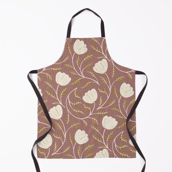 Item preview, Vintage floral pattern on a dusty purple background designed and sold by Sonja Birkelbach.
