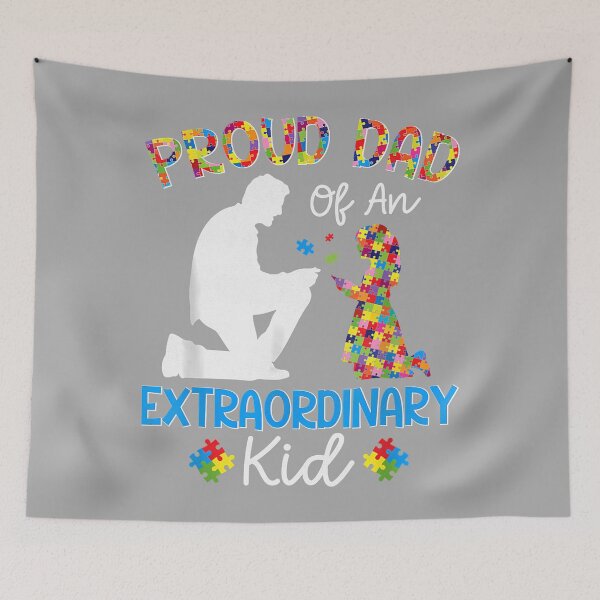 Item preview, Autism Awareness Father of Autistic Girl Daughter Autism Dad designed and sold by KathieFaugh.