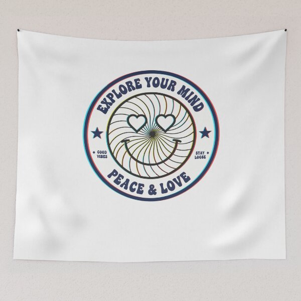 Item preview, trippy festival explore your mind peace love designed and sold by LuminOrb.