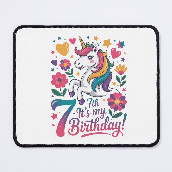Item preview, 7Birthday Unicorn designed and sold by jkrphoto.