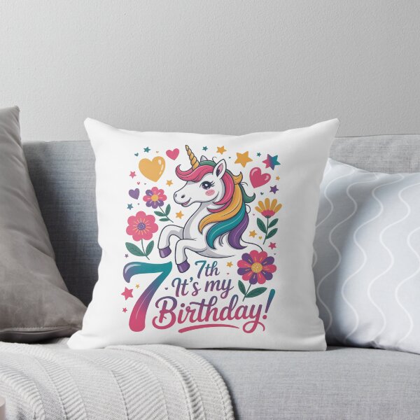 Item preview, 7Birthday Unicorn designed and sold by jkrphoto.