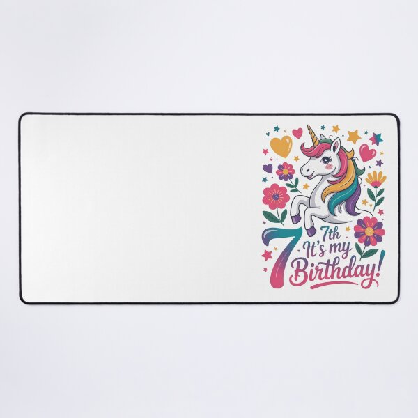 Item preview, 7Birthday Unicorn designed and sold by jkrphoto.