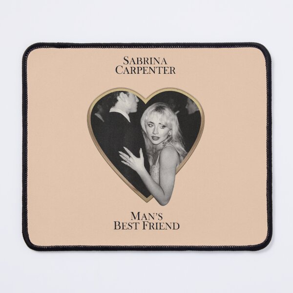 Item preview, Sabrina Carpenter Man's Best Friend Heart Retro designed and sold by Moonpaw-Whimsy.