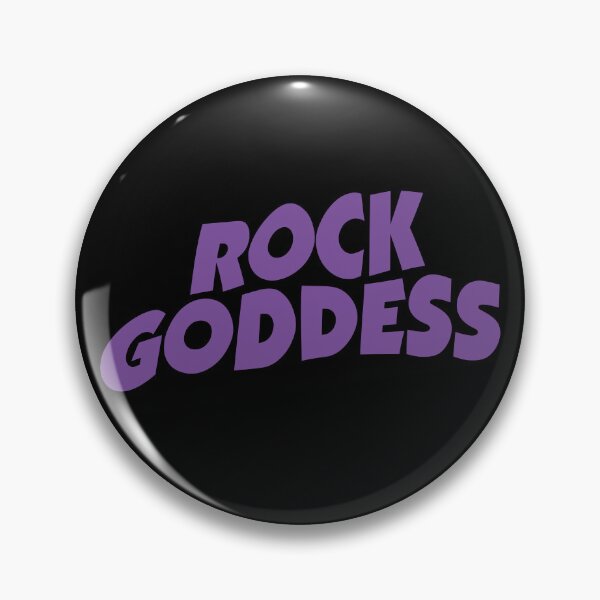Aperçu de l'œuvre Déesse du rock, heavy metal, design musical rock violet créée et vendue par Rodney's Marketplace.