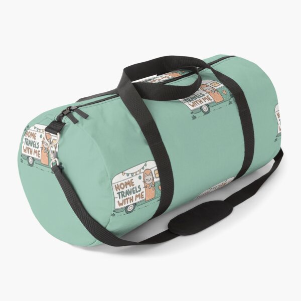 Item preview, Vintage Home Travels With Me Retro Camper Trailer Cute Cat Road Trip Art designed and sold by Ahmed-khafagy.
