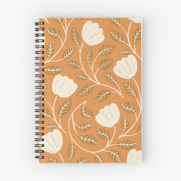 Item preview, Vintage floral pattern on a mustard-colored background designed and sold by Sonja Birkelbach.