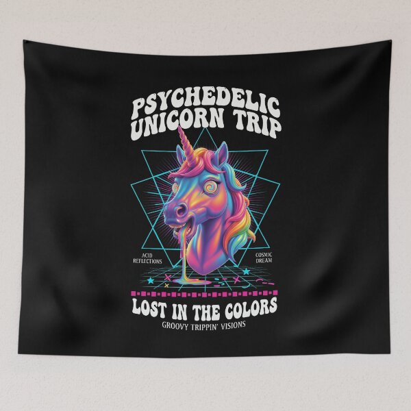 Item preview, trippy music festival hippie rave techno designed and sold by LuminOrb.