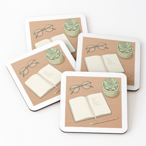 Item preview, Minimalist Writer Desk Vector Illustration designed and sold by ryanguas.